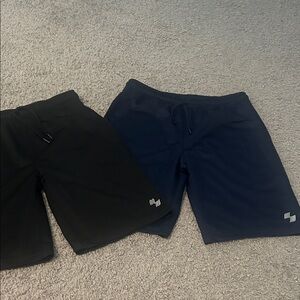 Athletic Performance Shorts - Black and Navy